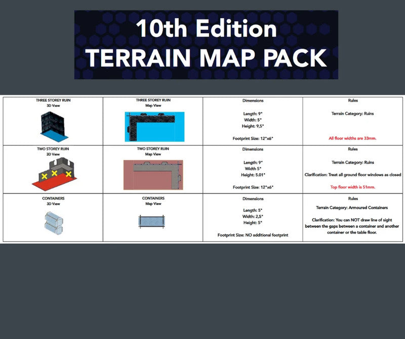 Warhammer 40K tournament terrain