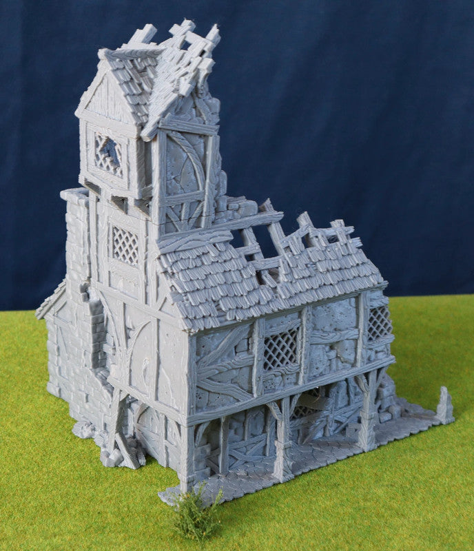 Ruined medieval mansion
