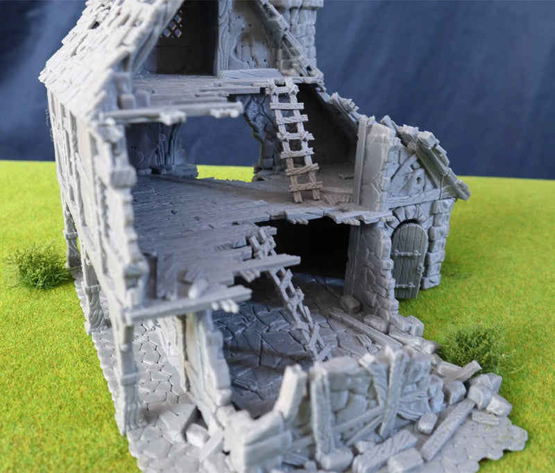 Ruined medieval mansion