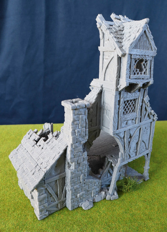 Ruined medieval mansion