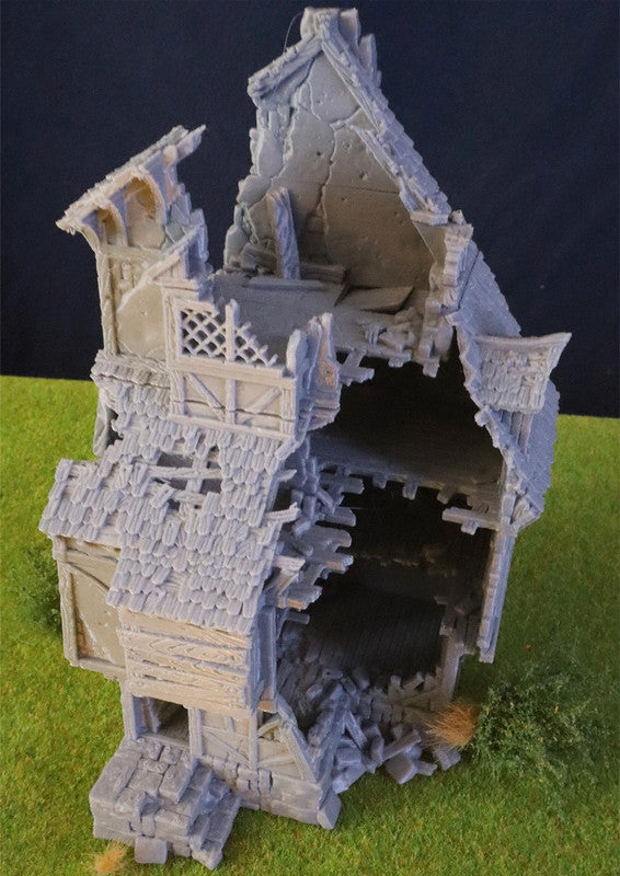 Ruined medieval home