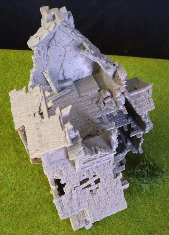 Ruined medieval home