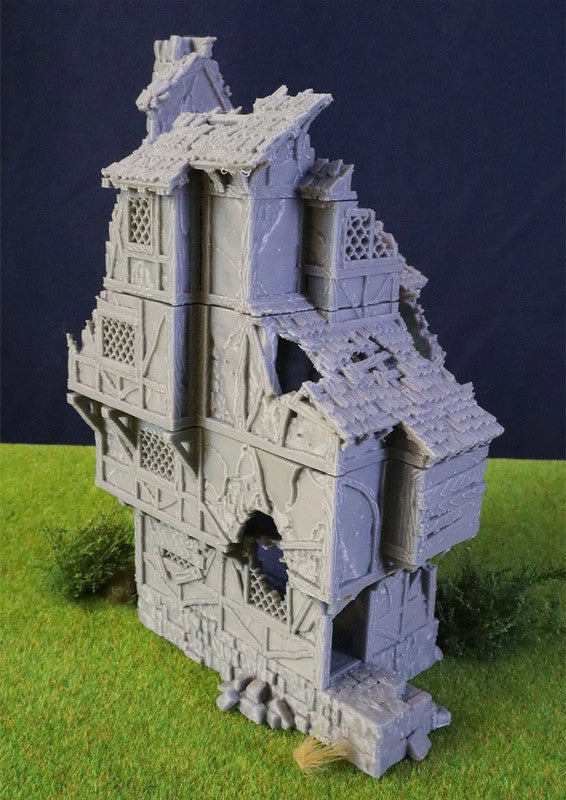 Ruined medieval home