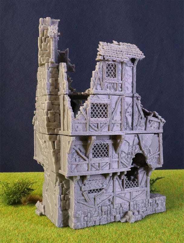 Ruined medieval home