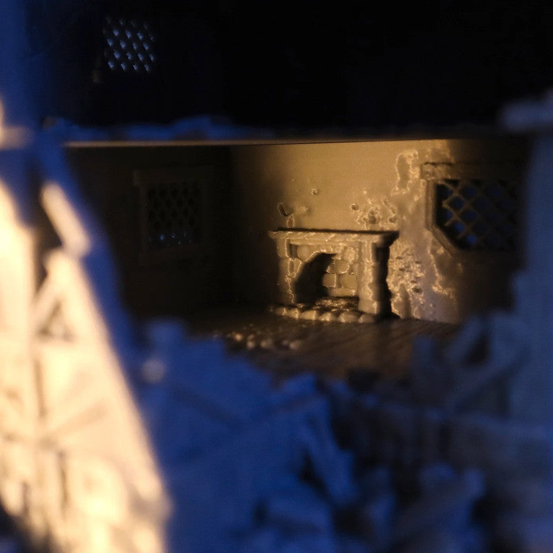 Ruined medieval home