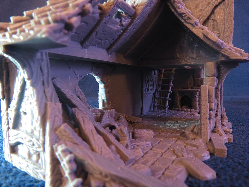 Ruined small house