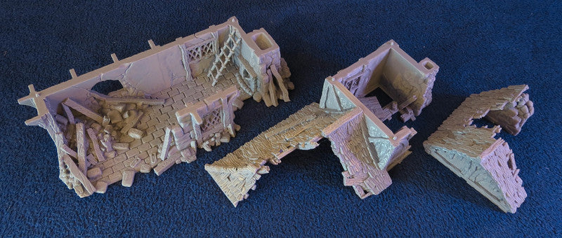 Ruined small house