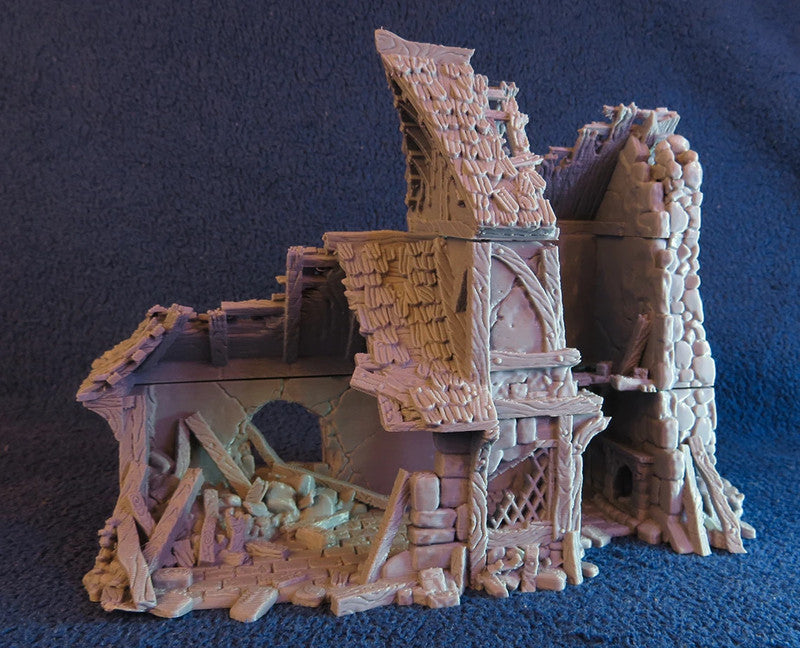 Ruined small house
