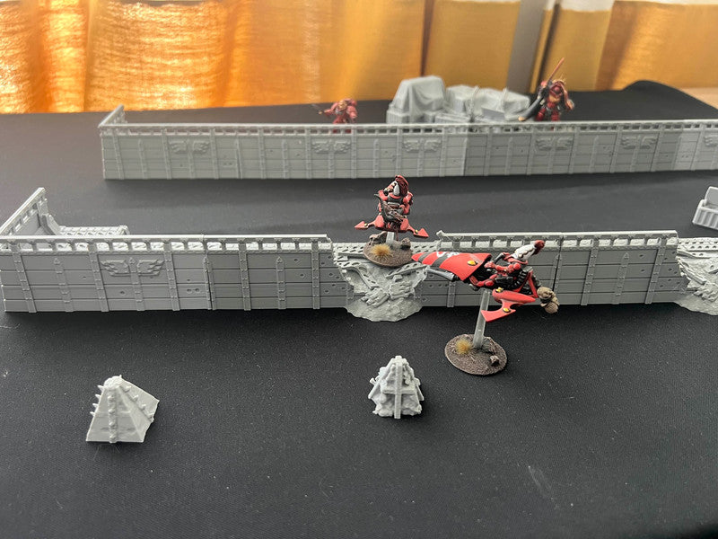 Sci-fi barrikade skyttergravsett for Warhammer 40K, Star Wars og mer!