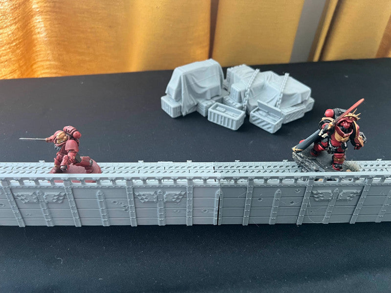 Sci-fi barrikade skyttergravsett for Warhammer 40K, Star Wars og mer!