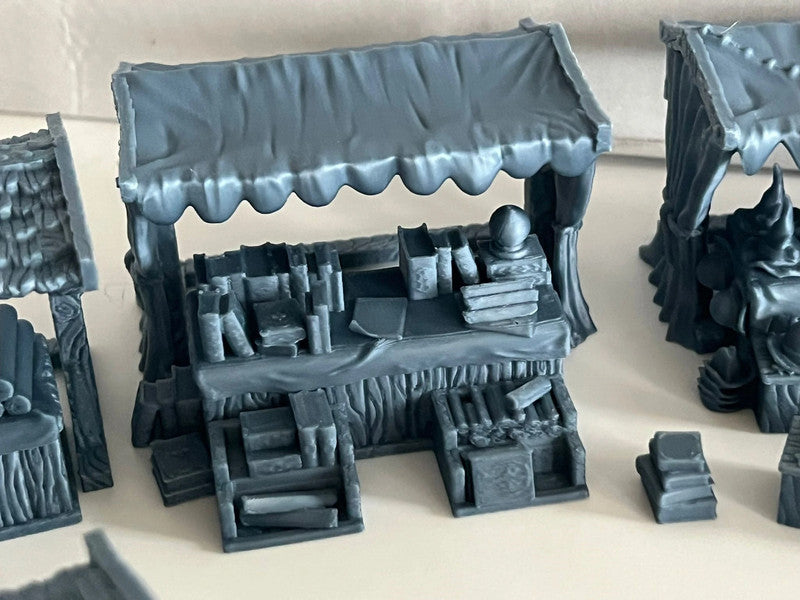 Middelalderlandsby Markedsplass for D&D, Mordheim, Age of Sigmar og mer!