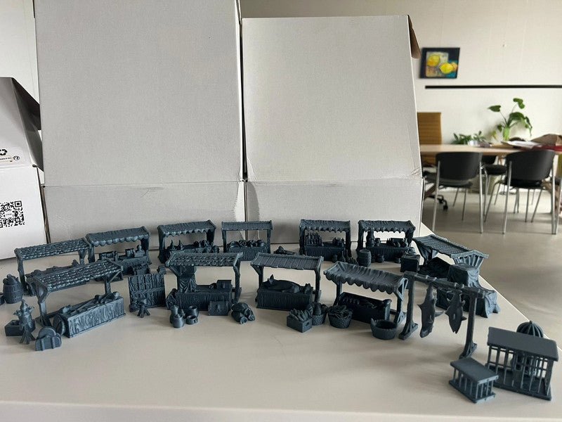 Middelalderlandsby Markedsplass for D&D, Mordheim, Age of Sigmar og mer!