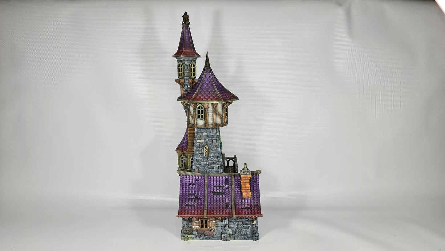 Apotekerens tårn for Wargaming middelalder-fantasilandsbyterreng