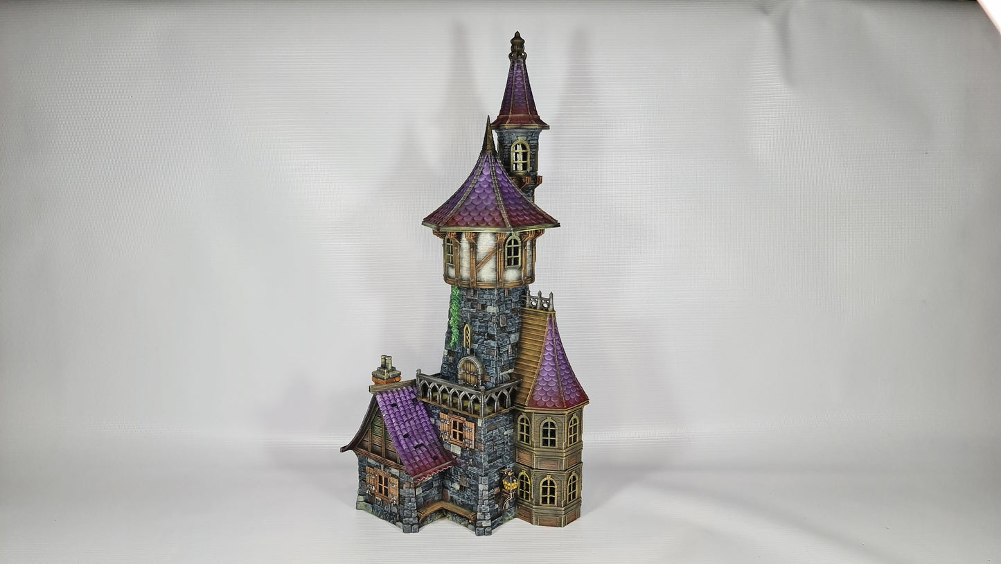 Apotekerens tårn for Wargaming middelalder-fantasilandsbyterreng