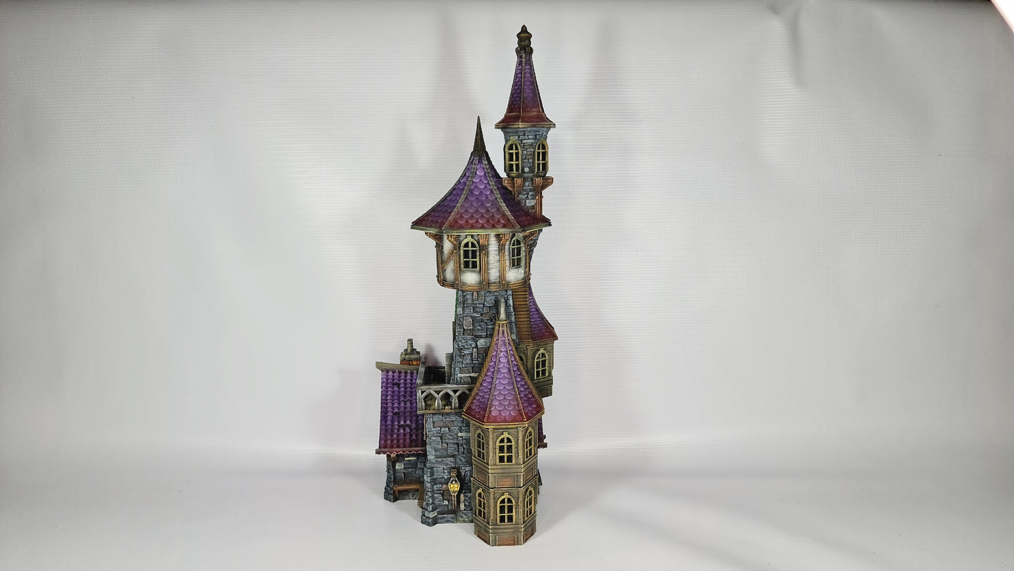 Apotekerens tårn for Wargaming middelalder-fantasilandsbyterreng