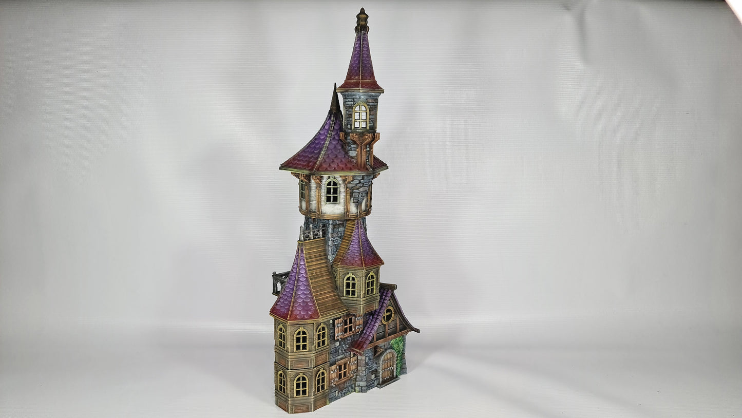 Apotekerens tårn for Wargaming middelalder-fantasilandsbyterreng