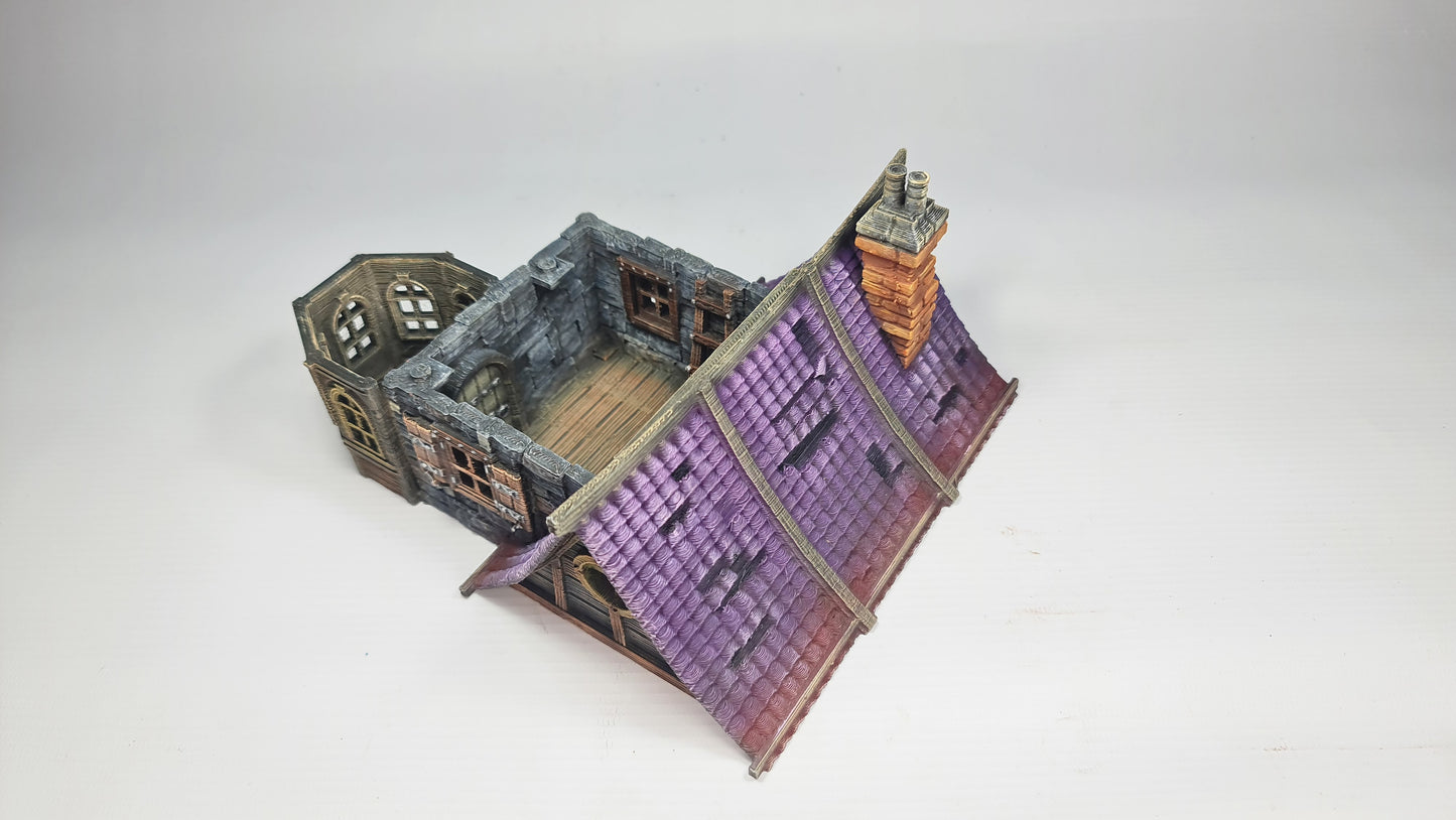 Apotekerens tårn for Wargaming middelalder-fantasilandsbyterreng