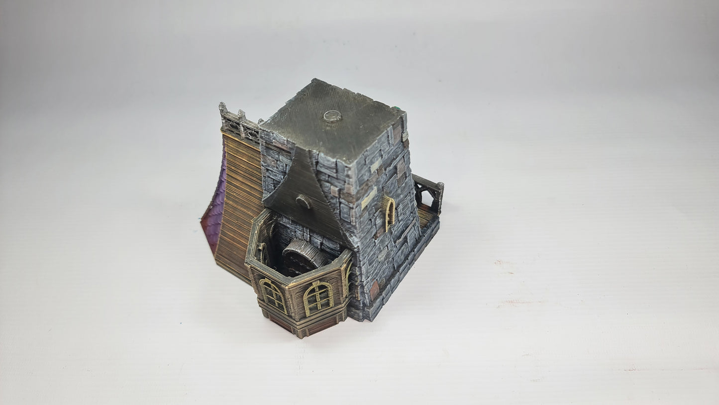Apotekerens tårn for Wargaming middelalder-fantasilandsbyterreng