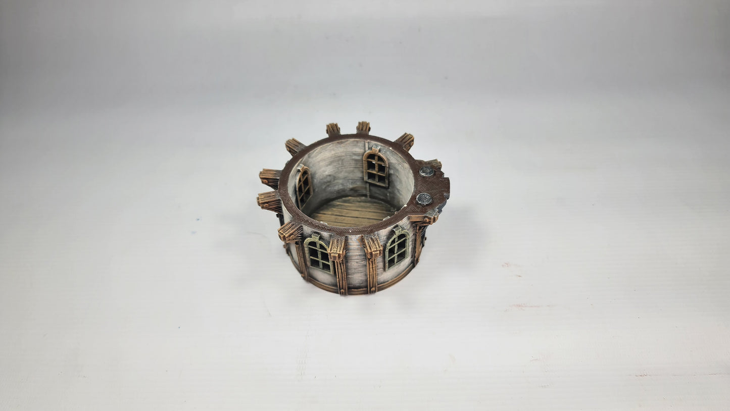Apotekerens tårn for Wargaming middelalder-fantasilandsbyterreng
