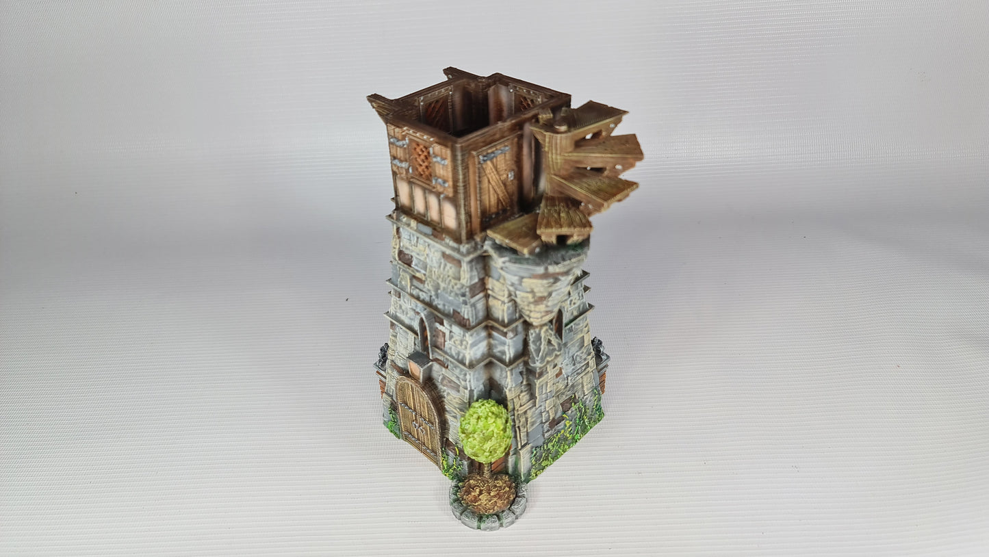 The Green Dragon Tower for Wargaming middelalder-fantasilandsbyterreng