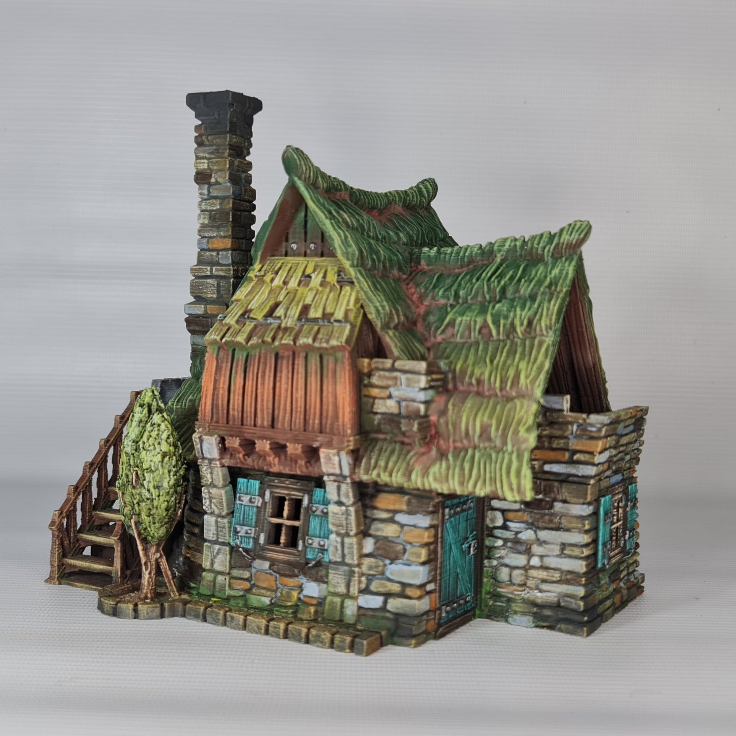 Eldervale Farmstead – Detaljert 3D-printet Fantasy Bondegård for Tabletop Spill