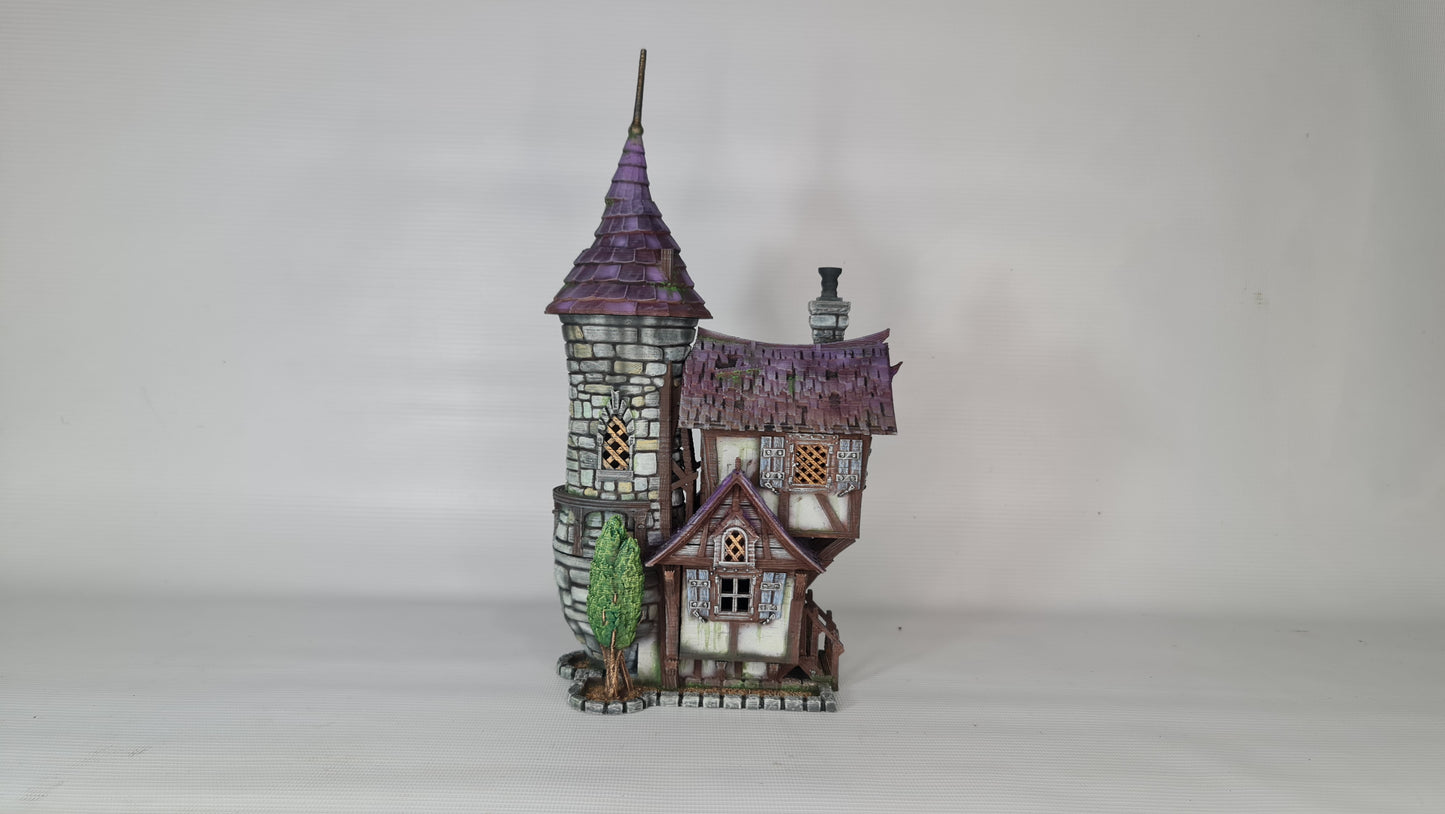 Peppermill Cottage – Detaljert 3D-printet Fantasy Hytte for Tabletop Rollespill