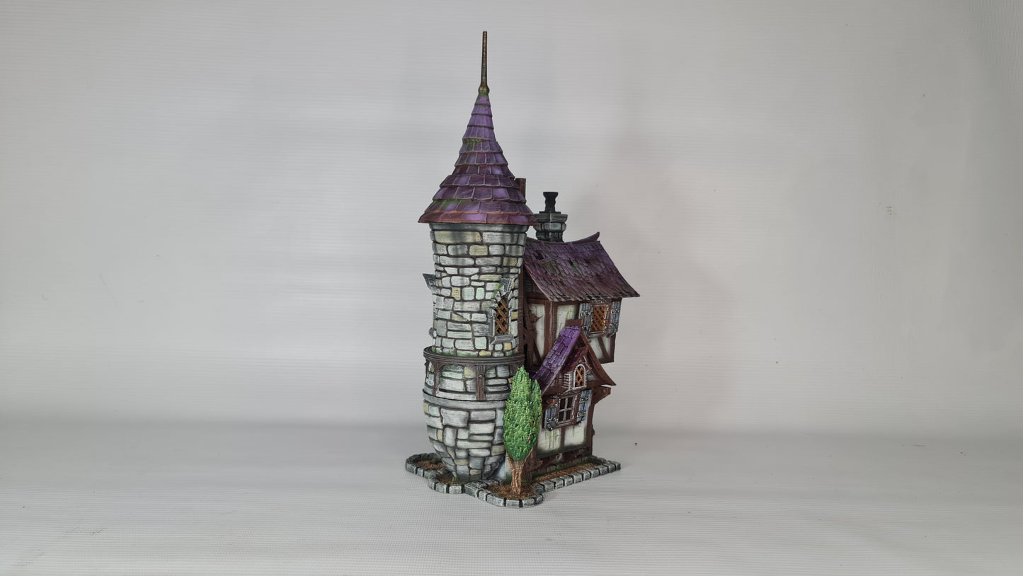 Peppermill Cottage – Detaljert 3D-printet Fantasy Hytte for Tabletop Rollespill