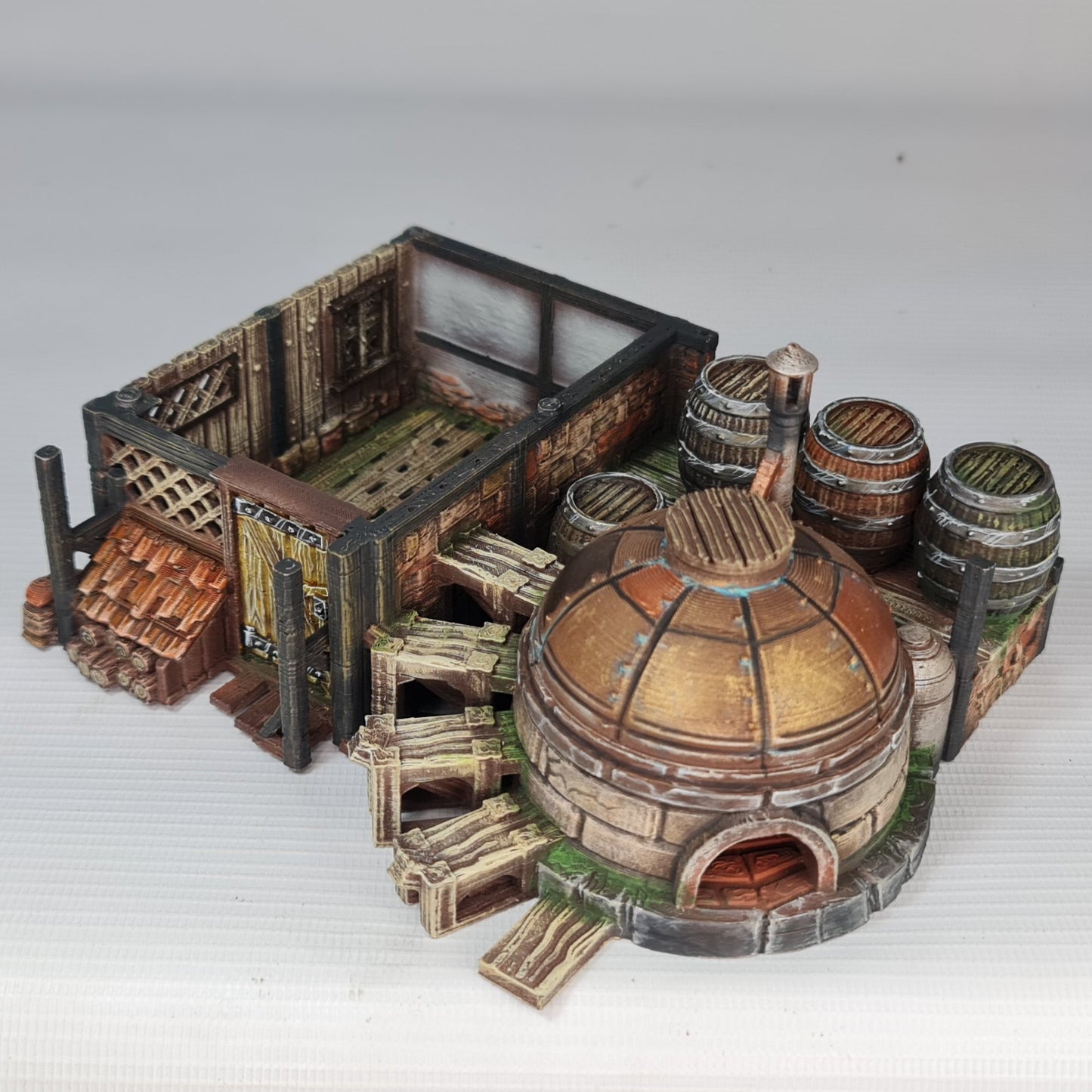 Blackthorn Distillery – Detaljert 3D-printet Fantasy Brenneri for Tabletop Rollespill