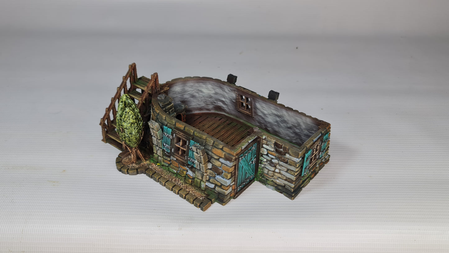 Eldervale Farmstead – Detaljert 3D-printet Fantasy Bondegård for Tabletop Spill