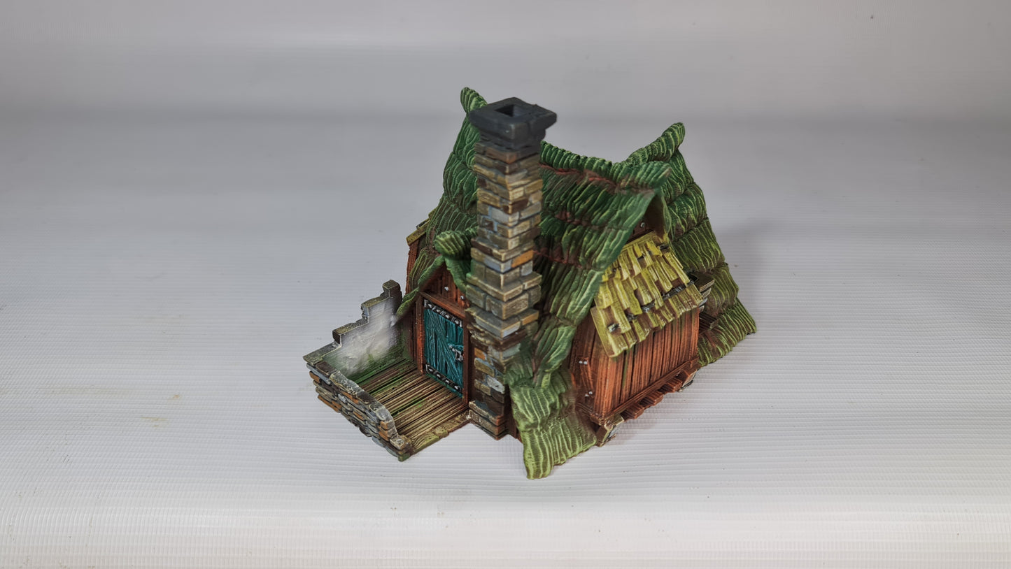 Eldervale Farmstead – Detaljert 3D-printet Fantasy Bondegård for Tabletop Spill