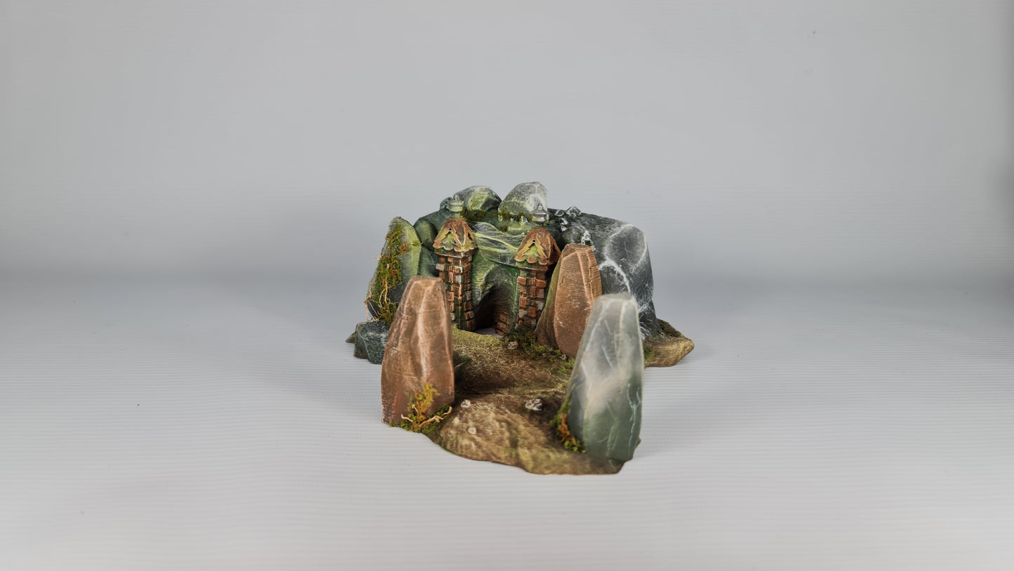 Ancient Barrow – Detaljert 3D-printet Gravhaug for Tabletop Fantasy Spill