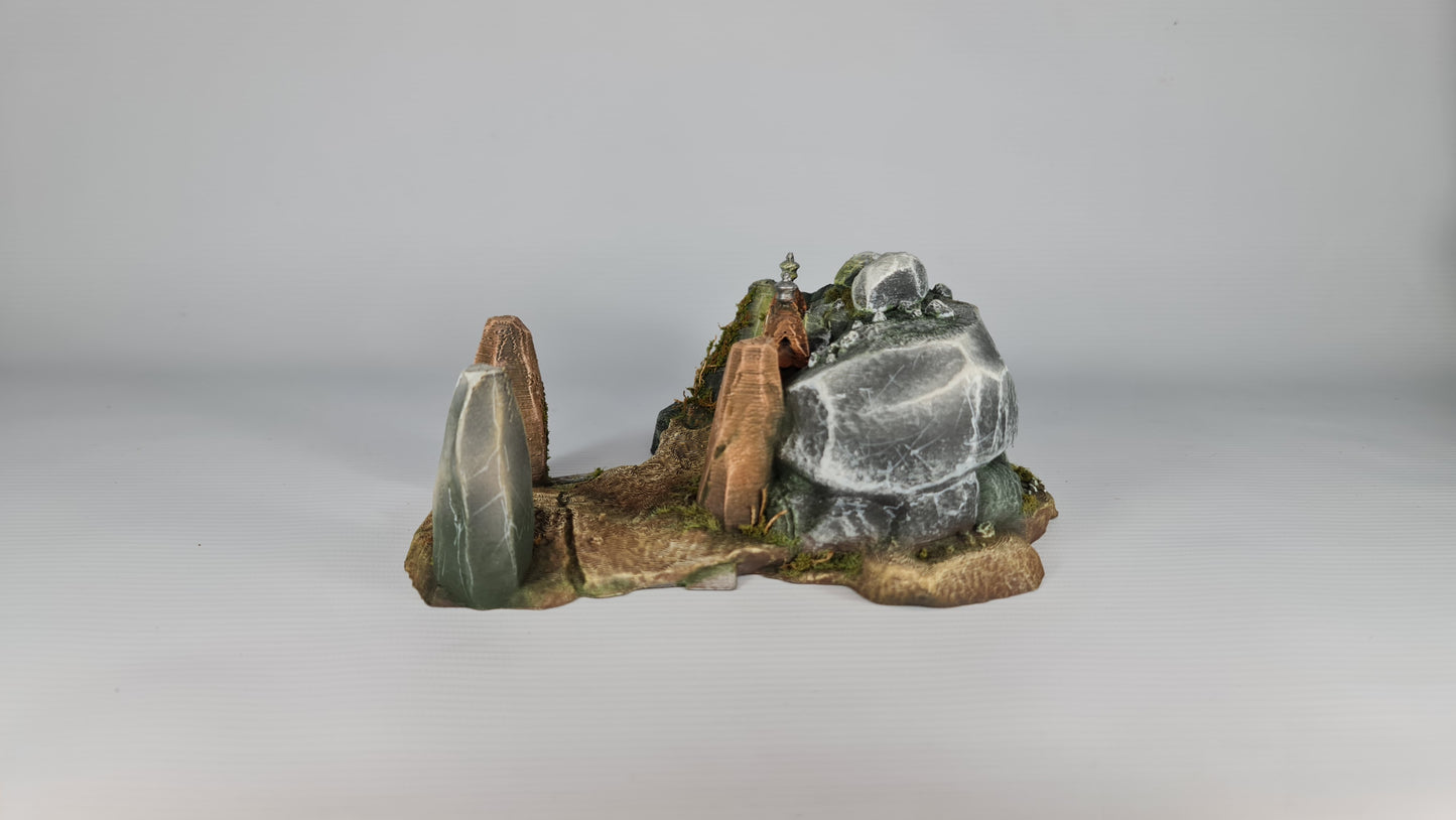 Ancient Barrow – Detaljert 3D-printet Gravhaug for Tabletop Fantasy Spill