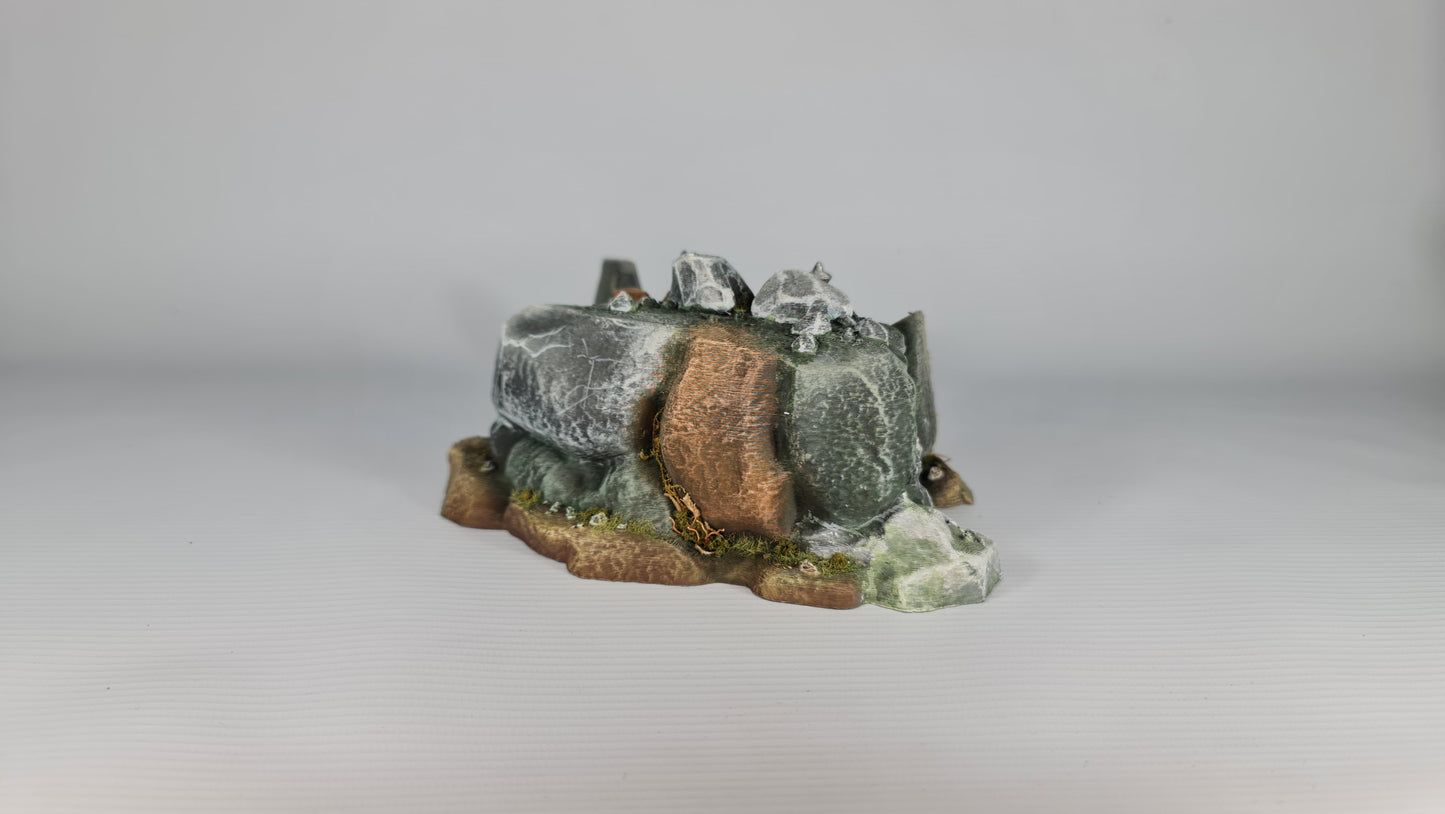 Ancient Barrow – Detaljert 3D-printet Gravhaug for Tabletop Fantasy Spill
