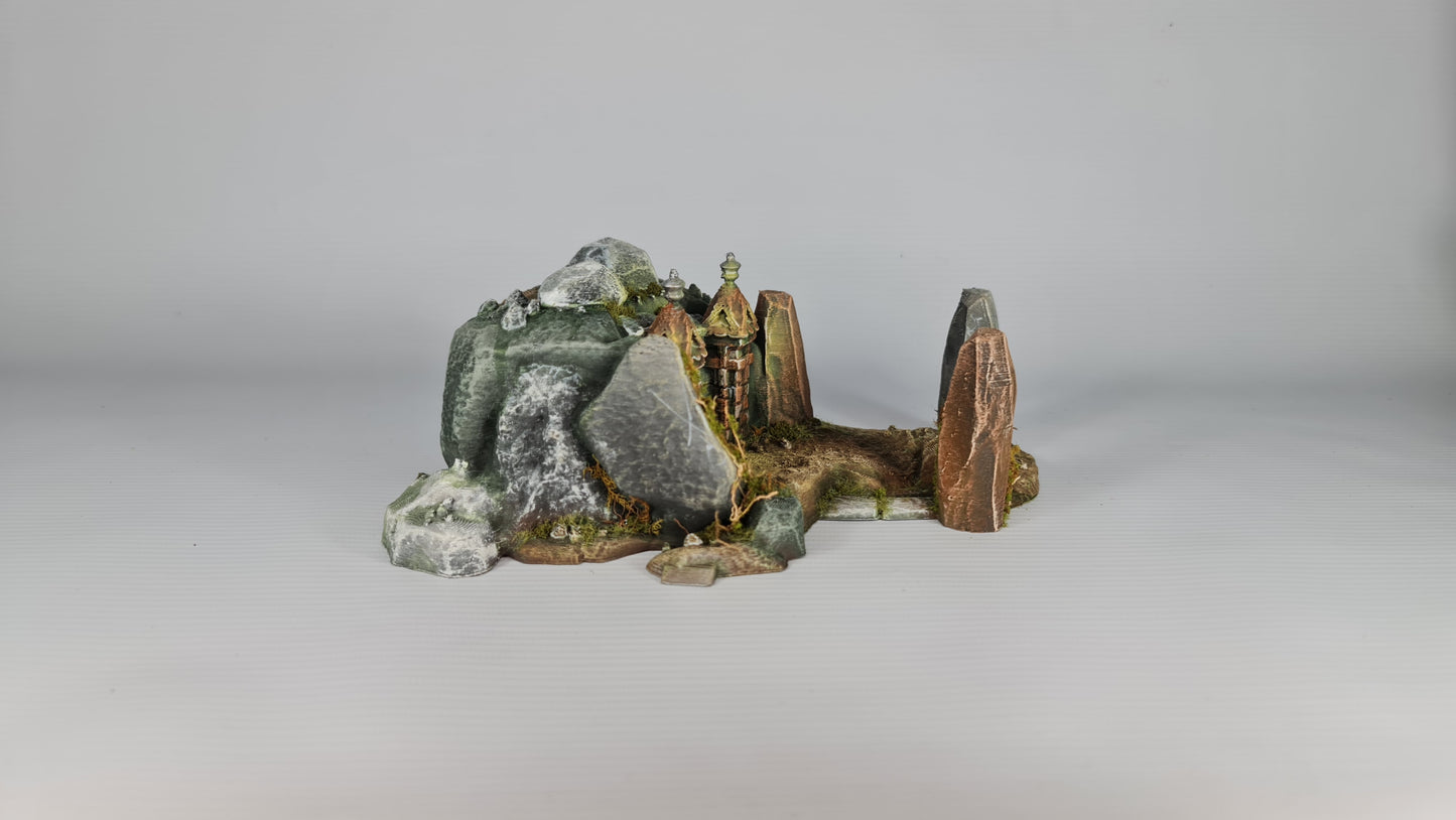 Ancient Barrow – Detaljert 3D-printet Gravhaug for Tabletop Fantasy Spill