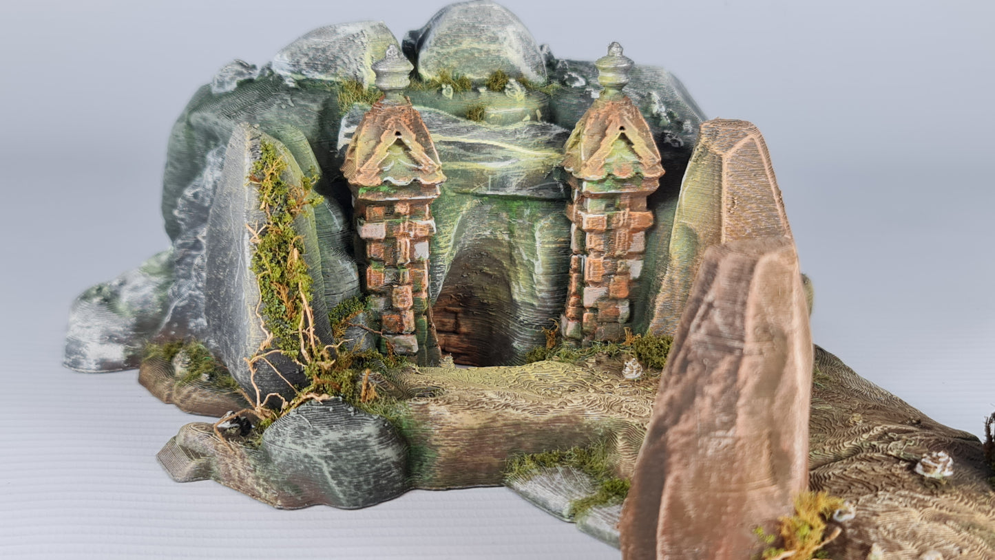 Ancient Barrow – Detaljert 3D-printet Gravhaug for Tabletop Fantasy Spill