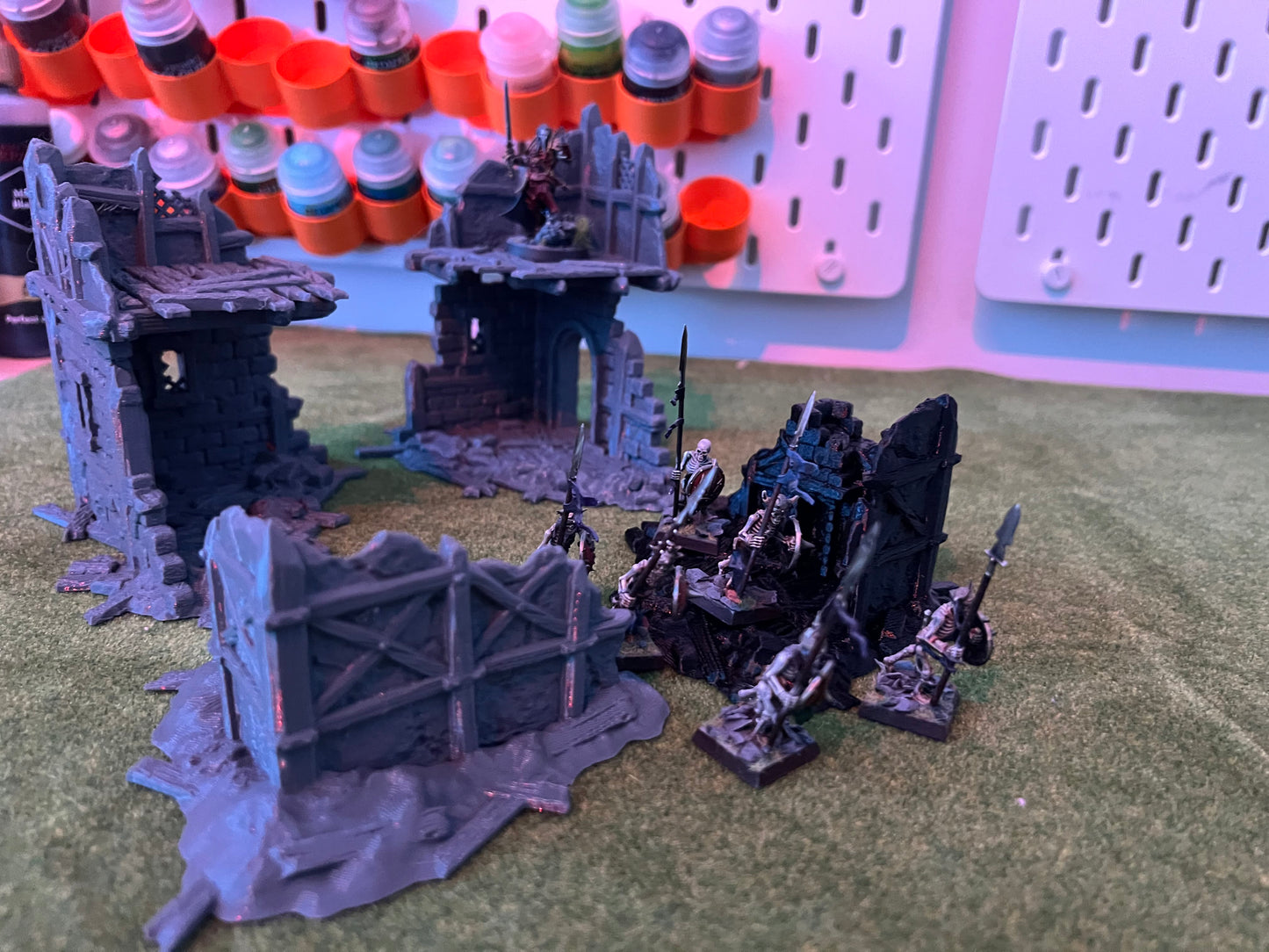 Fantasy village ruins