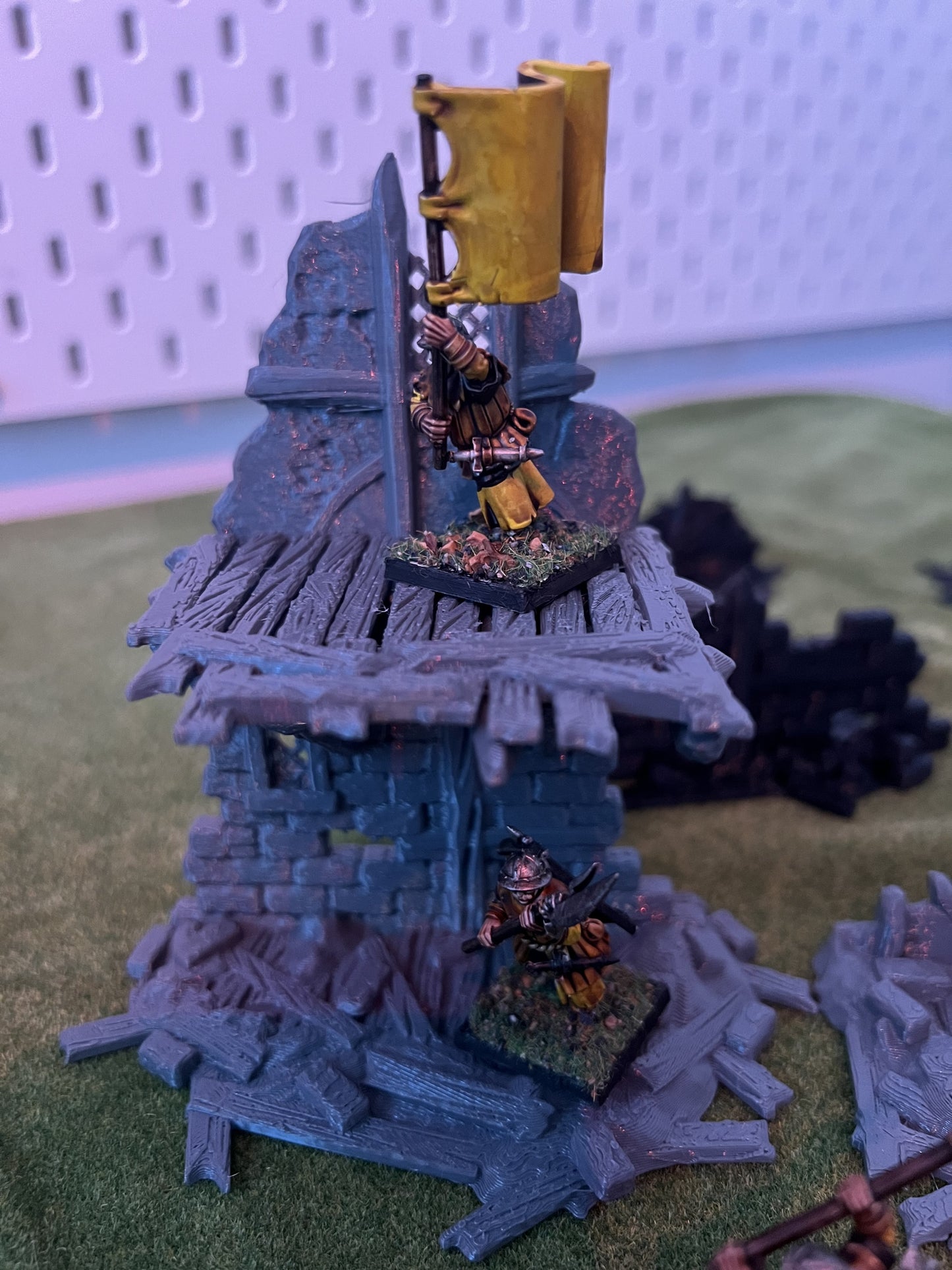 Fantasy village ruins