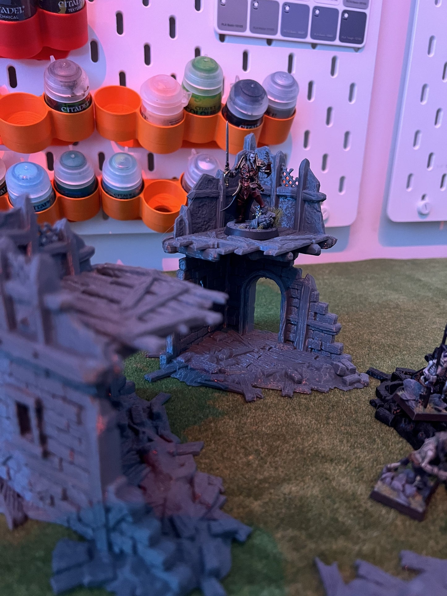 Fantasy village ruins
