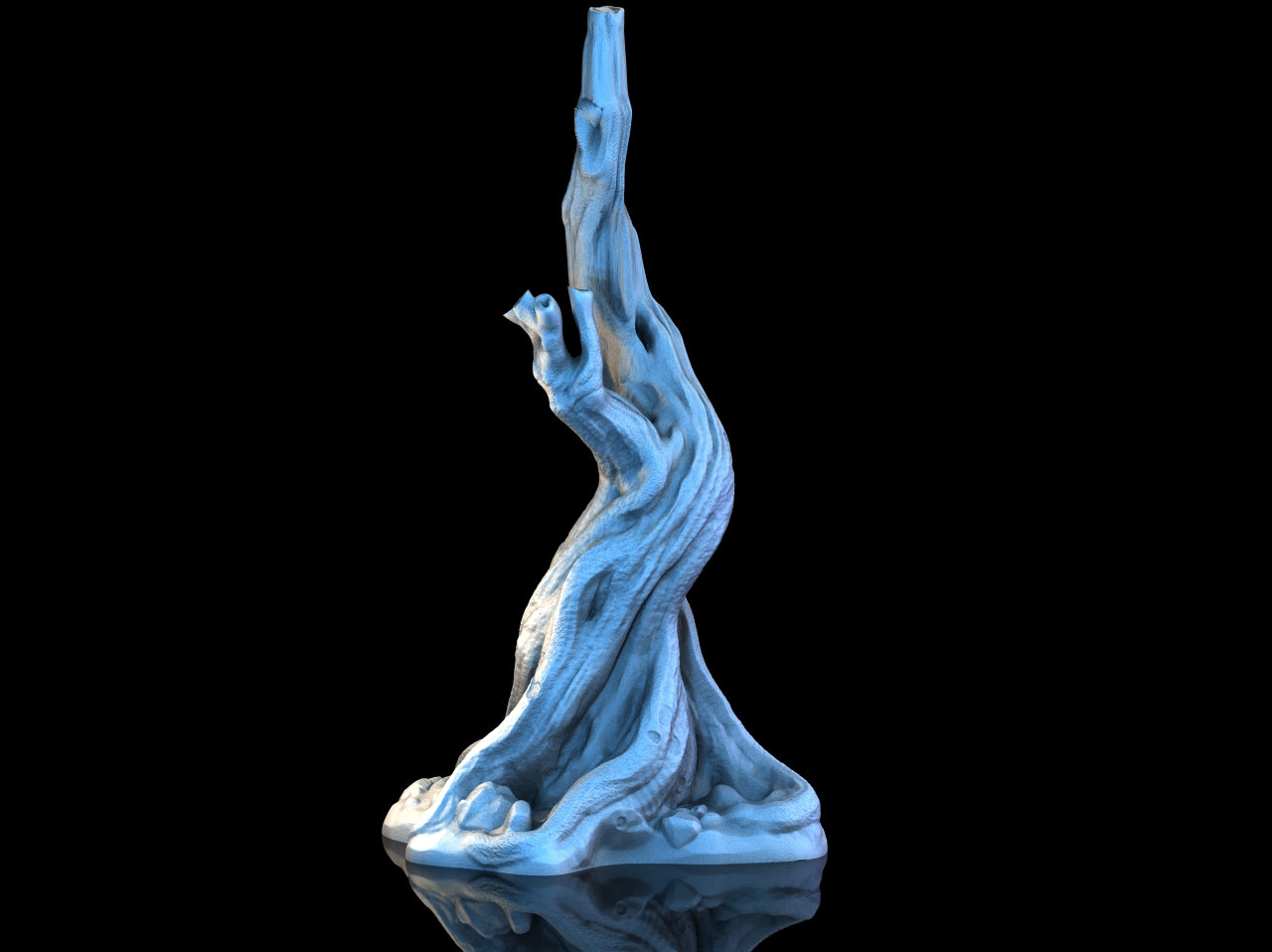 3D-printede Magiske Trestubber – Fantasy Terreng for Tabletop Spilling