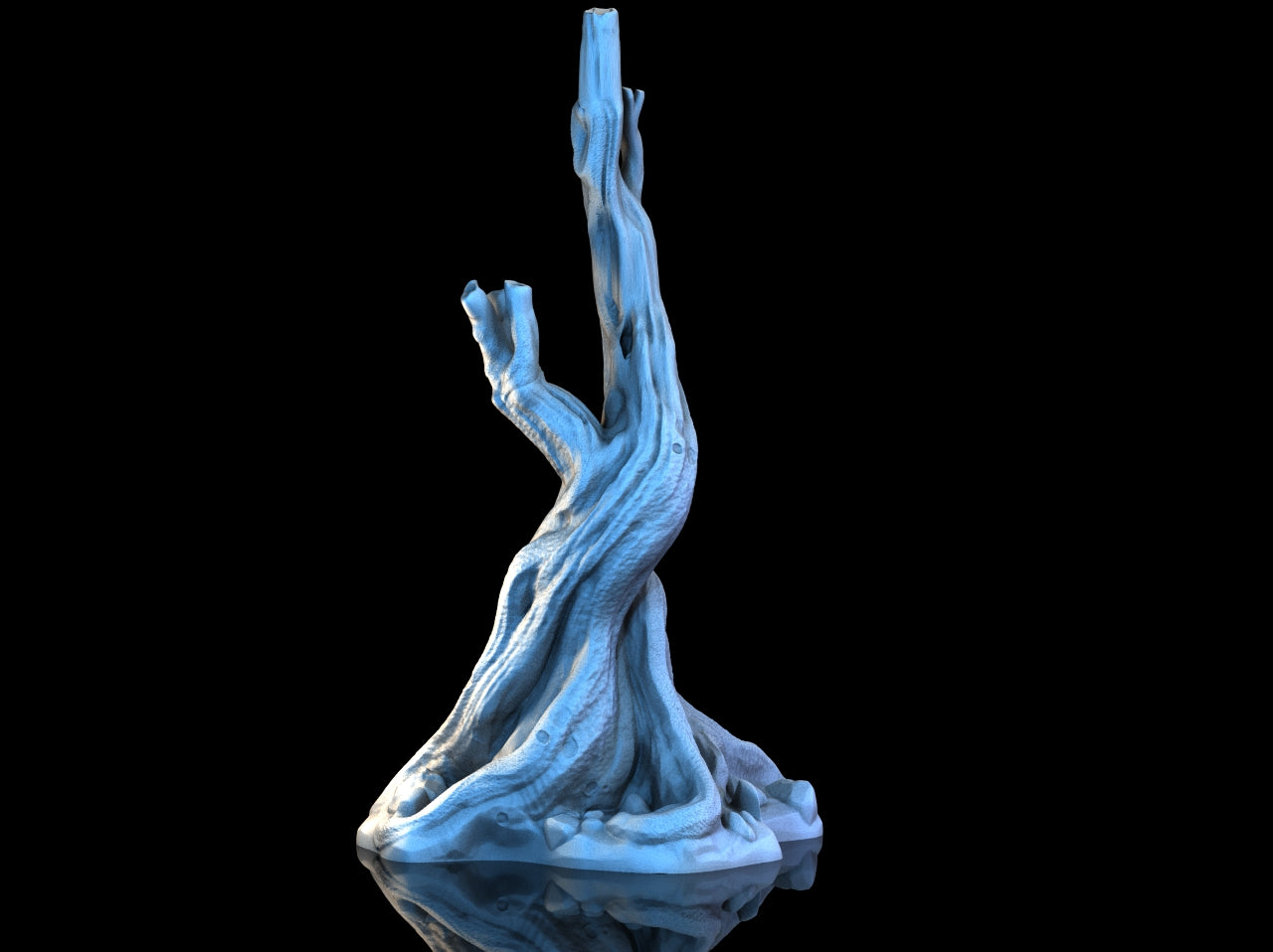 3D-printede Magiske Trestubber – Fantasy Terreng for Tabletop Spilling