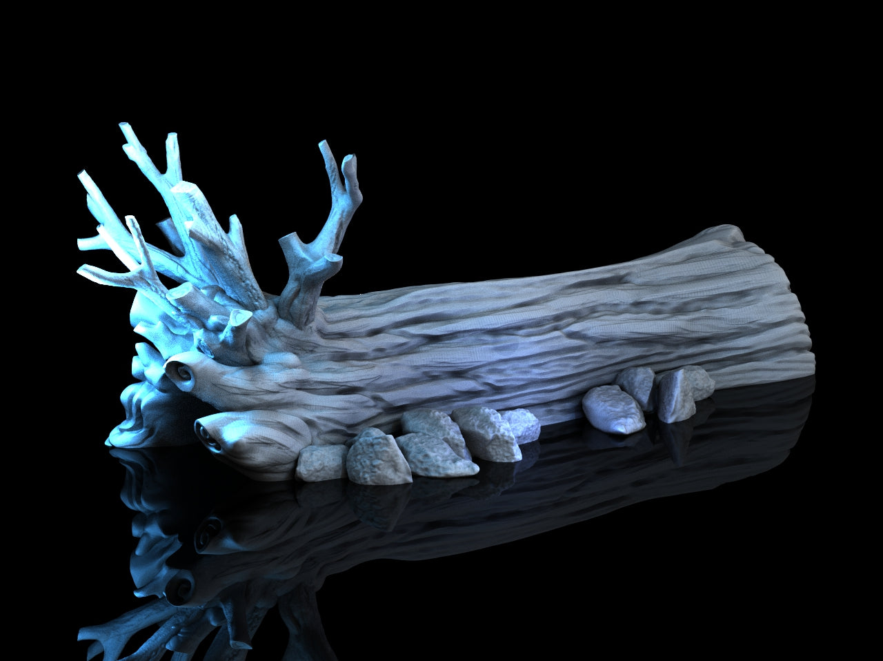 3D-printet Fallent Tre – Fantasy Terreng for Tabletop Spill