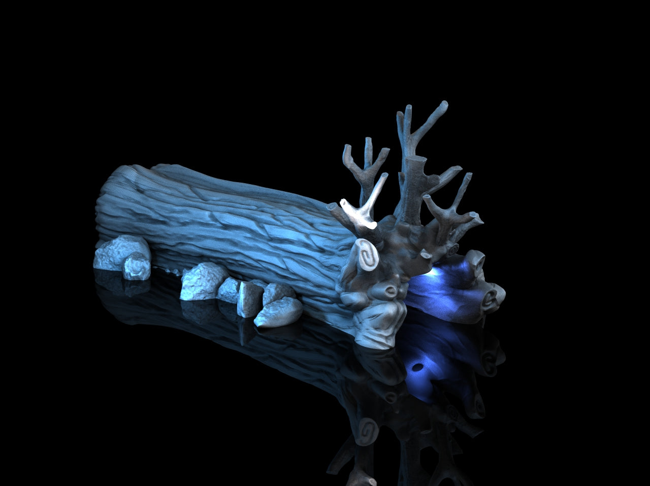 3D-printet Fallent Tre – Fantasy Terreng for Tabletop Spill