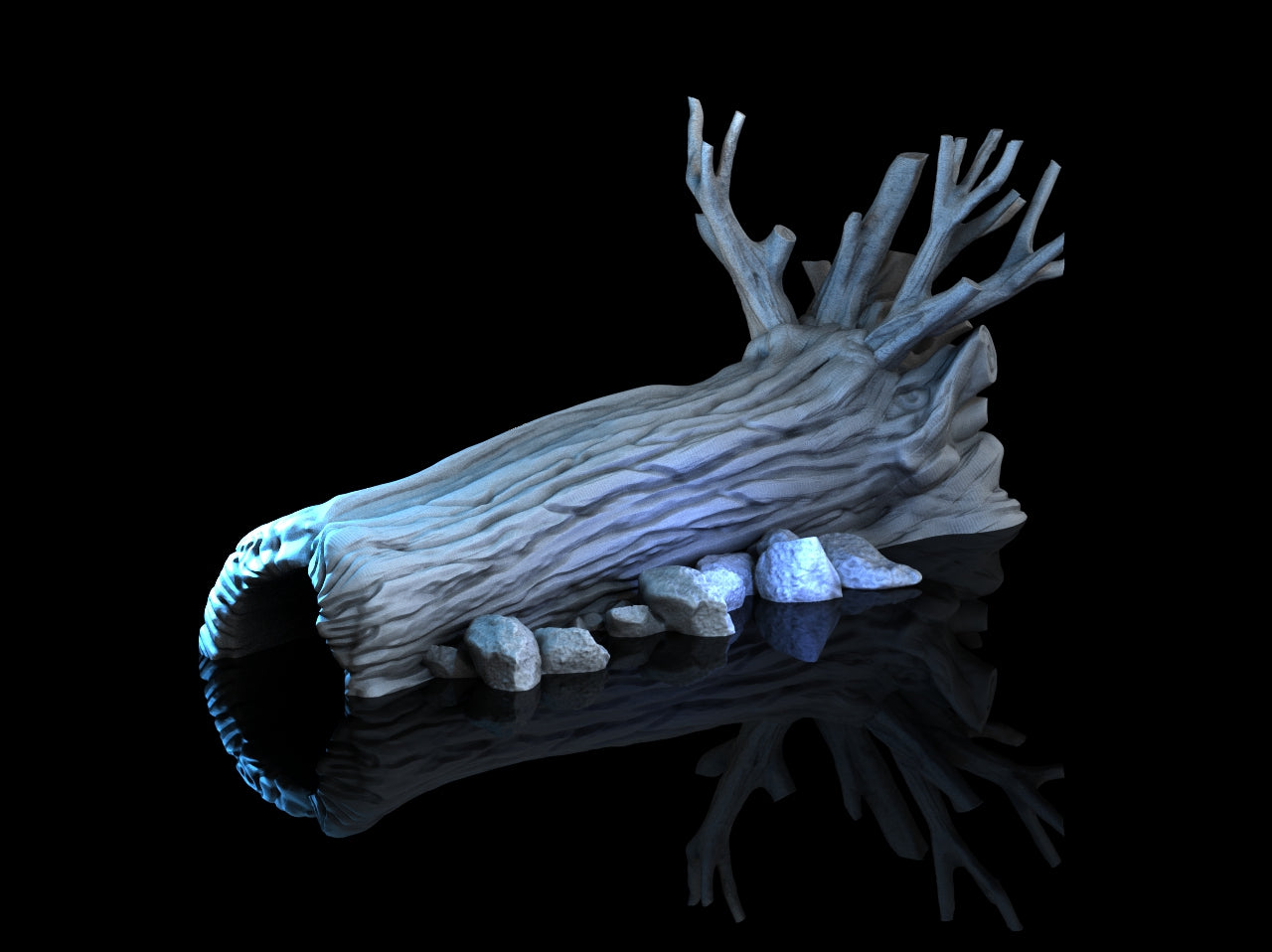 3D-printet Fallent Tre – Fantasy Terreng for Tabletop Spill