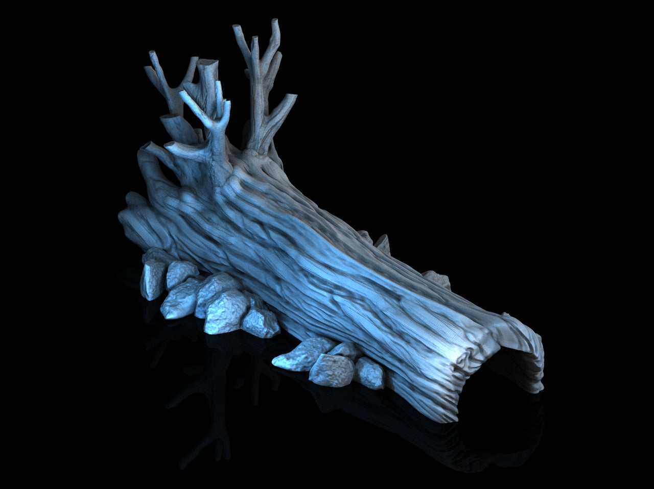 3D-printet Fallent Tre – Fantasy Terreng for Tabletop Spill